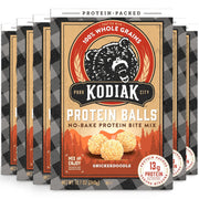 Kodiak Cakes Oatmeal Protein Ball Mix, Snickerdoodle, High Protein, 100% Whole Grains, (Pack of 6)