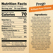 Prego Alfredo Pasta Sauce with Roasted Garlic and Parmesan Cheese, 14.5 oz Jar