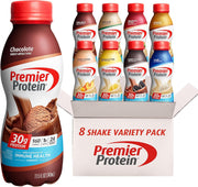 Premier Protein, Protein Shake, 8 Flavor Variety Pack, 30g Protein, 1g Sugar, 24 Vitamins & Minerals, Nutrients to Support Immune Health 11.5 Fl Oz (8 Pack)