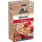 Quaker Protein Instant Oatmeal, Cranberry Almond, 12g Protein per Serving, Whole Grains, No Artificial Flavors, No Added Colors, 2.18 oz Packets, (6 Pack)