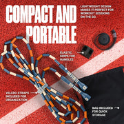 Sportbit Elite Beaded Jump Rope - Adjustable Speed Rope for Fitness, CrossFit, Boxing - Tangle-Free, Lightweight