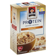 Quaker, Protein Instant Oatmeal, Banana Nut, 12.9 Oz, 6 Count (Pack of 2)