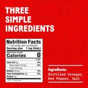TABASCO Brand Original Red Pepper Hot Sauce, Medium Heat, Glass Bottle, Classic & Versatile Flavor, Three Simple Ingredients, Great for Dips, Tacos, Eggs, Pizza, Oysters & More, 12 Fl Oz (Pack of 1)