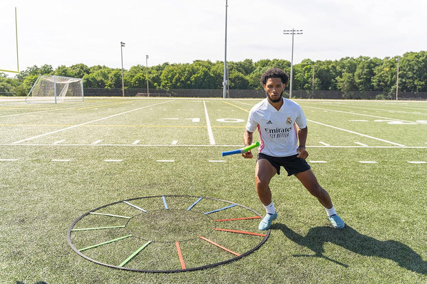 Webby Agility Trainer – Circle Speed and Agility Ladder for High Intensity Reactive Footwork Drills and Skills – A Circular Piece of Reaction Training Equipment That Changes The Way You Move