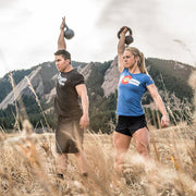 REP Fitness Single Kettlebells 5lb to 50lb Range, Cast Iron, Strength Training, Adjustable Weight, Power Workout Equipment, Home Gym, Free Weights, Dumbbell Alternative, Exercise, Men, Women