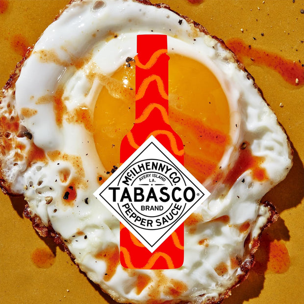 TABASCO Brand Original Red Pepper Hot Sauce, Medium Heat, Glass Bottle, Classic & Versatile Flavor, Three Simple Ingredients, Great for Dips, Tacos, Eggs, Pizza, Oysters & More, 12 Fl Oz (Pack of 1)