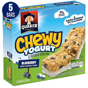 Quaker Chewy Yogurt Granola Bar, Blueberry (5 Pack)