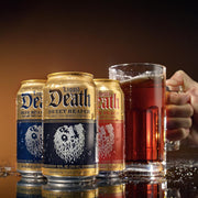 Liquid Death, Rest in Peach Iced Tea, 12-Pack (12 oz Cans), Peach Flavored Back Tea, Low Calorie, No Artificial Sweeteners, B12 & B6 Vitamins