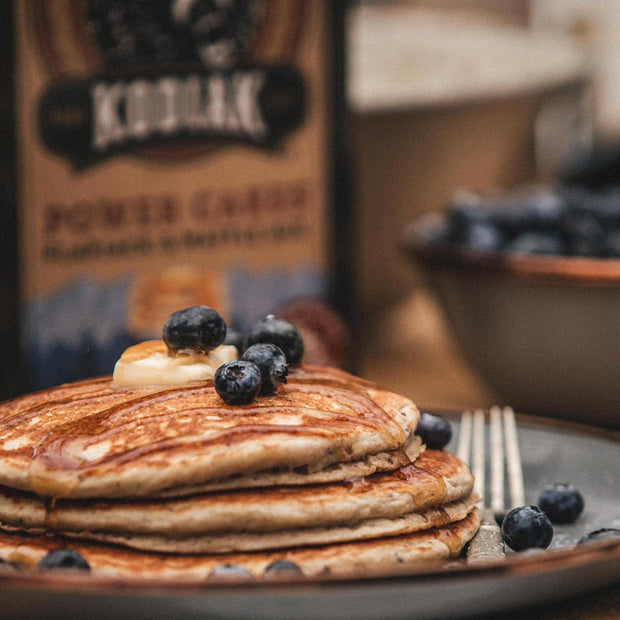 Kodiak Cakes Power Cakes, Pancake & Waffle Mix, Blueberry, High Protein,100% Whole Grains (Pack of 1), 18 Ounce