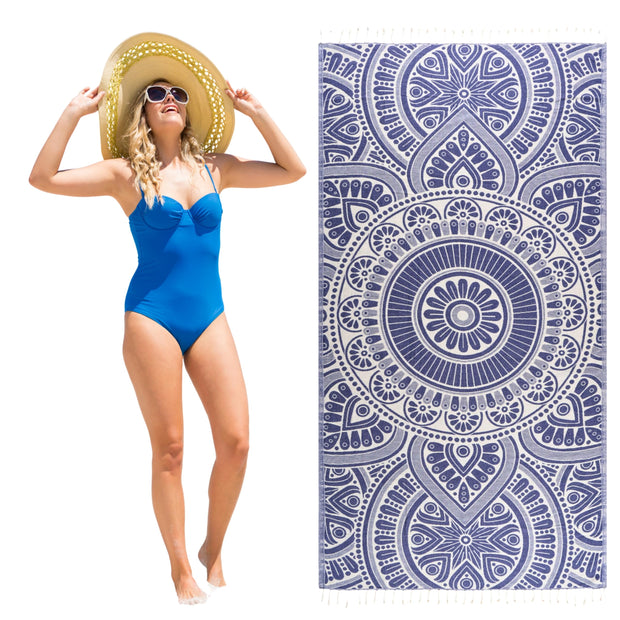 PÜSKÜL - Authentic 100% Turkish Cotton Turkish Beach Towel, Genuine Made in Turkey Quality - Soft, Quick Dry, Sand Free, Light Like Cloud, Oversize 36x70 Peshtemal Towels (Pack of 1, Arat Orange)