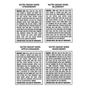 Nutri-Grain Soft Baked Breakfast Bars, Kids Snacks, Whole Grain, Variety Pack (4 Boxes, 32 Bars)