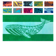 Nova Blue Turtle Beach Towel – Tropical Blue Colors with A Unique Design, Extra Large, XL (34”x 63”) Made from 100% Cotton for Kids & Adults