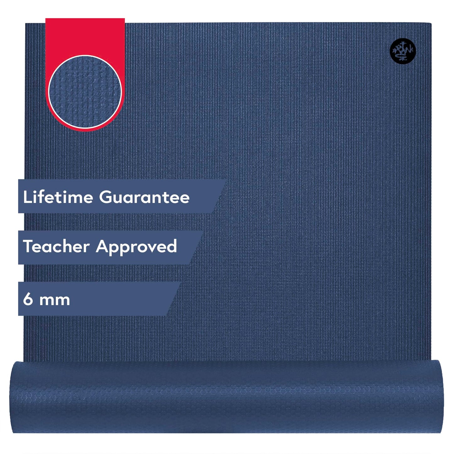 Manduka PRO Yoga Mat 71" - 6mm | Lifetime Durability | Hygienic Construction | Premium Studio Quality | Teacher Approved | 71 x 26 inches | Verve