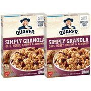 Quaker Simply Granola Honey & Almond, (Pack of 2)
