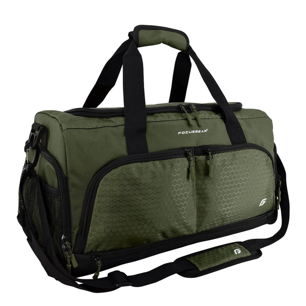 Ultimate Gym Bag 2.0: The Durable Crowdsource Designed Duffel Bag with 10 Optimal Compartments Including Water Resistant Pouch
