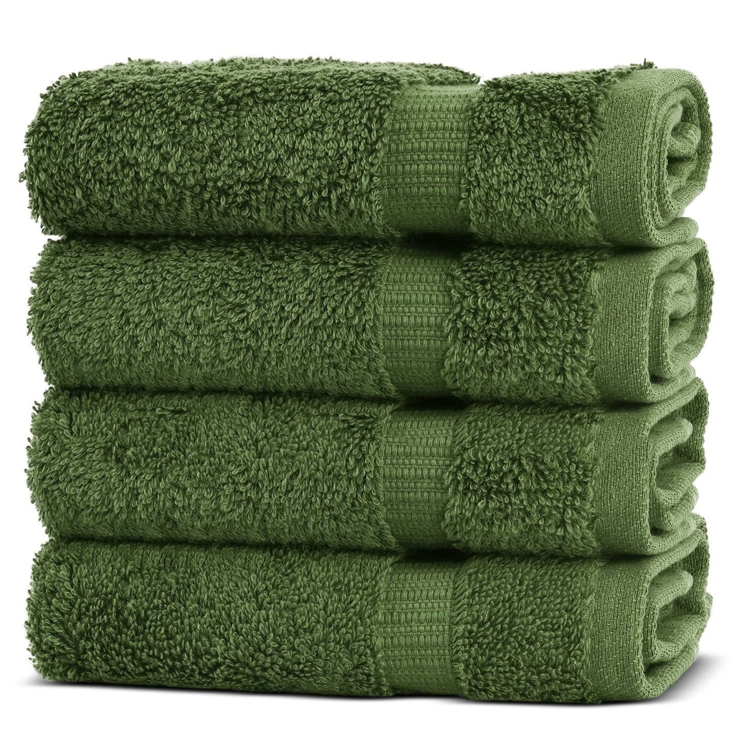 Chakir Turkish Linens | Hotel & Spa Quality 100% Cotton Premium Turkish Towels | Soft & Absorbent (4-Piece Bath Towels, Dark Gray)