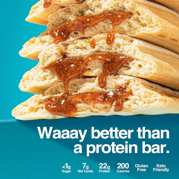 Legendary Foods 22g Protein Pastry - 0g Added Sugar, Low Carb and Gluten Free Keto Snack, Diabetic Friendly High Nutrient Alternative – 8x Frosted Cinnamon Bars