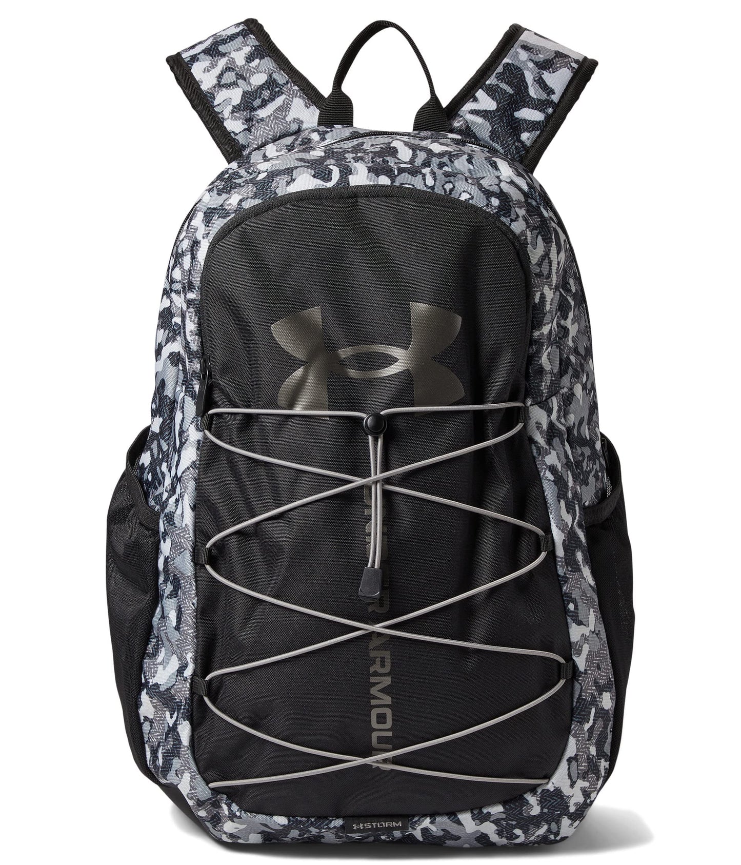 Under Armour Unisex-Adult Hustle Sport Backpack , Black (001)/Silver , One Size Fits All