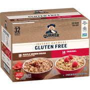 Quaker Instant Oatmeal, Protein 4 Flavor Variety Pack, 7g+ Protein, Individual Packets, 24 Count