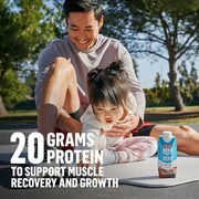 Muscle Milk Zero Protein Shake, Vanilla Crème, 20g Protein, Zero Sugar, 100 Calories, Calcium, Vitamins A, C & D, 4g Fiber, Energizing Snack, Workout Recovery, Packaging May Vary 11.16 Fl Oz (Pack of 12)