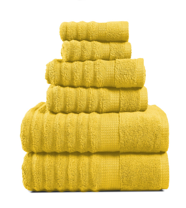 Lane Linen 100% Cotton Luxury Bath Towel Set - 18 Pieces - Ring Spun, Ultra Soft, Quick Dry & Extra Absorbent - 4 Bath, 8 Washcloths, 6 Bathroom Hand Towels - Machine Wash in Cold Water - Living Coral