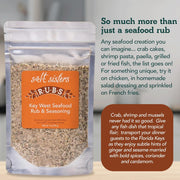 s.a.l.t. sisters Blackening Cajun Rub & Seasoning | All-Natural, Gluten Free, MSG Free, Non-GMO | Dry & Wet Rub Seasoning Base | Versatile Use for Chicken Wings, Brisket, Pulled Pork, and More | 1lb