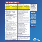 Mucinex Maximum Strength Fast-Max Cold & Flu and Nightshift, All-in-One Multi Symptom Relief Liquid, 6 Fl Oz - 2 Count (Pack of 1)