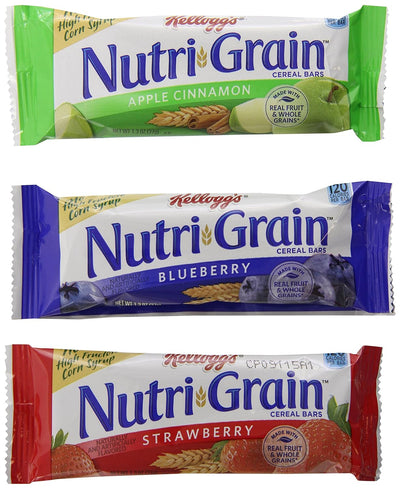 Nutri-Grain Kellogg's Cereal Bars Variety Pack, 48 Count