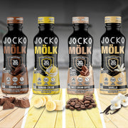 Jocko Fuel Mölk RTD Protein Shakes Bundle - Vanilla & Sweet Cream Coffee (Pack of 24)