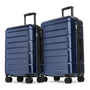 KYME Pink Luggage Sets 3 Piece (22in/26in/30in) Hard Shell Suitcases with Wheels Hardside Suitcase Set with TSA Lock Travel Rolling Luggage Set for Women Men