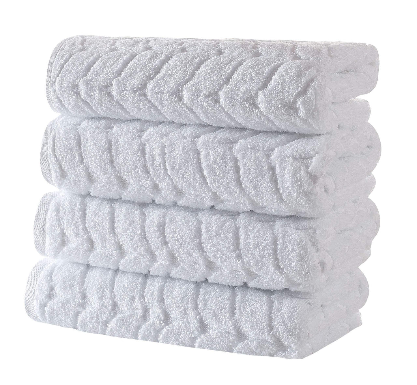 BAGNO MILANO Turkish Cotton Ultra-Soft Plush Absorbent Quick Dry Bathroom Towel Set, Made in Turkey (Petrol Blue, 6 pcs Towel Set)