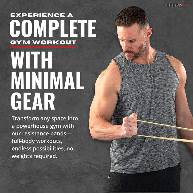 Resistance Bands for Working Out Men and Women | Resistance Bands for at Home Workouts, Powerlifting, Stretching, WOD, Strength Training and Pull Ups