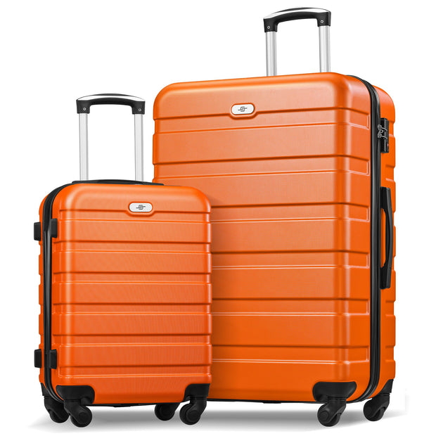 Suitour Luggage Sets 2 piece, Lightweigh Luggage Set with Spinner Wheels, 19/27 inch Travel Suitcase Set