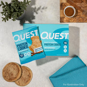 Quest Nutrition Snickerdoodle Protein Cookie, 15g Protein, 1g Sugar, 4g Net Carbs, Keto Friendly, High Protein, Low Carb 4 Count