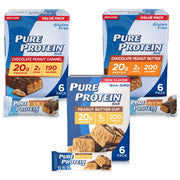 Pure Protein Galactic Brownie Bars - 12 Count Box | 20g High Protein, Gluten-Free, On-the-Go Snack | Ideal Pre & Post-Workout Fuel | Low Sugar, Great Taste!