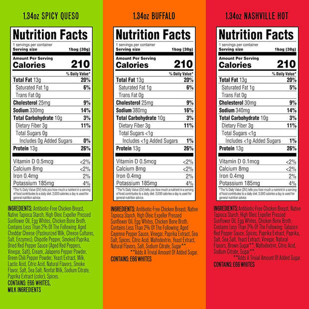 WILDE Protein Chips Variety Pack Bundle, High Protein, Low Carb, 24 Count