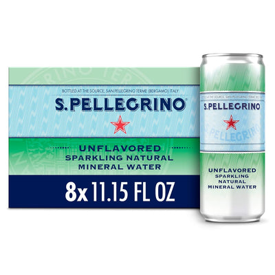 S.Pellegrino Sparkling Natural Mineral Water, 11.15 Fl Oz (pack of 8)