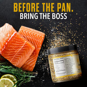 Lemon Pepper Seasoning by Chimi Boss Blends, 5oz – Bold Zesty Citrus & Cracked Pepper Spice Blend, – Gourmet All-Natural Rub for Chicken, Fish, Veggies, Grilling, Air Fryer & Everyday Cooking