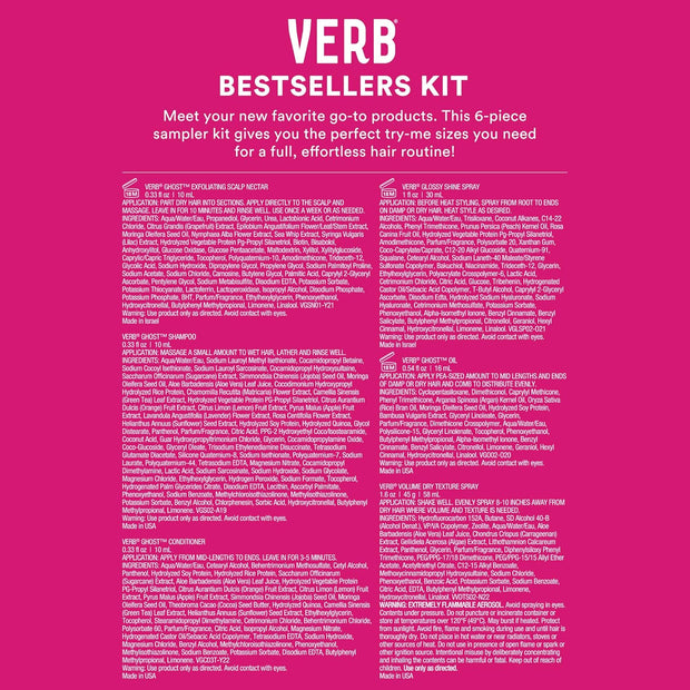 VERB Ghost Oil - Weightless Hair Oil for Fine to Medium Hair - Smooths Frizz, Adds Shine - No Parabens, Gluten or Harmful Sulfates