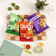Quest Nutrition Game Day Tortilla Style Protein Chips Variety Pack, Buffalo Ranch x4, Salsa Verde x4, Loaded Taco x4, 12 Count