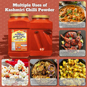 Rani Kashmiri Chilli Powder (Deggi Mirch, Low Heat) Ground Indian Spice 16oz (1lb) 454g PET Jar ~ All Natural | Salt-Free | Vegan | Kosher | Gluten Friendly