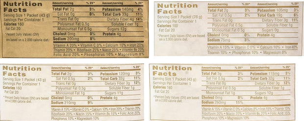 Quaker Oatmeal Variety Pack, Instant, 64 Count (Pack of 64)