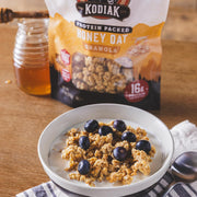 Kodiak Cakes Granola, Honey Oat, High Protein, 100% Whole Grains (Pack of 5 pouches)