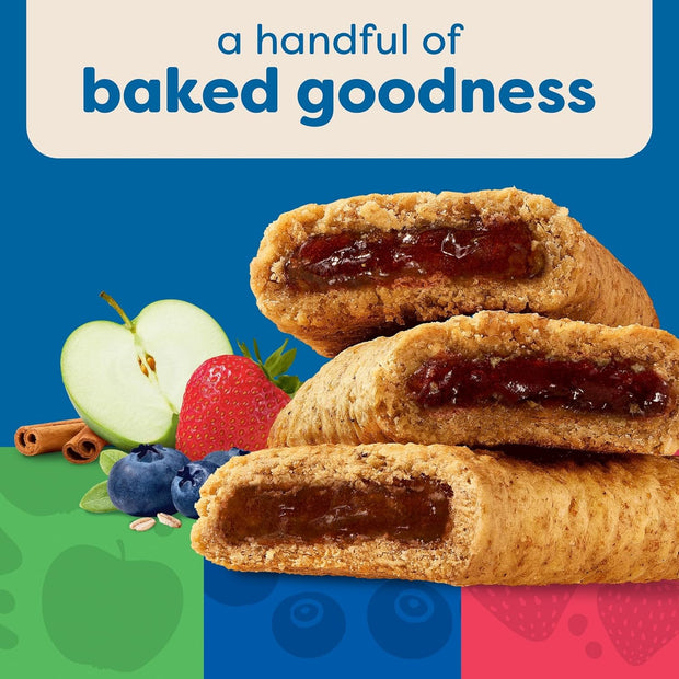 Nutri-Grain Soft Baked Breakfast Bars, Kids Snacks, Whole Grain, Variety Pack (4 Boxes, 32 Count)