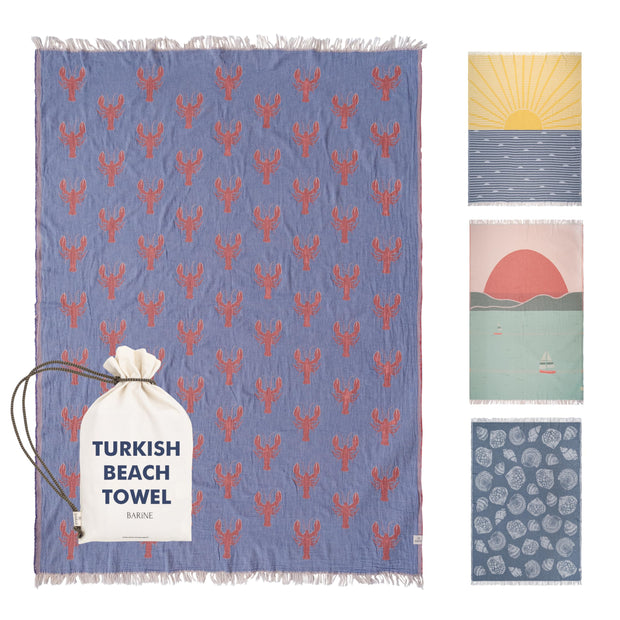 Turkish Beach Towel - Large 36 x 71 | Quick Dry Beach Towel is Essential for Enjoying A Day at The Beach | Sand Free Beach Towels for Clean and Comfortable Experience (Sunset, Large)