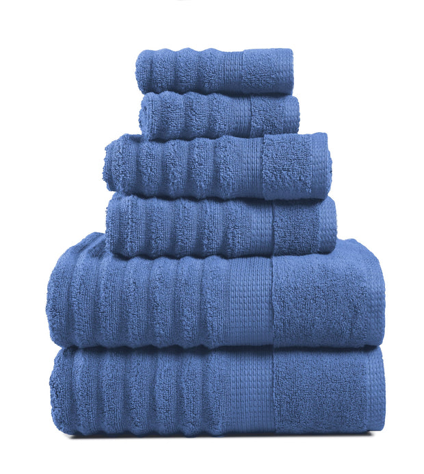 Lane Linen 100% Cotton Luxury Bath Towel Set - 18 Pieces - Ring Spun, Ultra Soft, Quick Dry & Extra Absorbent - 4 Bath, 8 Washcloths, 6 Bathroom Hand Towels - Machine Wash in Cold Water - Living Coral