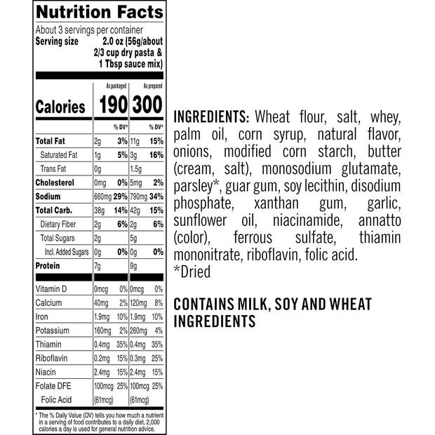 Pasta Roni Garlic Alfredo Fettuccine, 4.7 Ounce (Pack of 12)