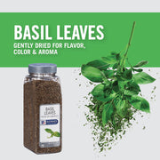 McCormick Culinary Basil Leaves, 5 oz - One 5 Ounce Container of Dried Basil Seasoning with Authentic, Fresh Flavor, Pairs Well with Pasta, Pizzas, Poultry, Sauces and More