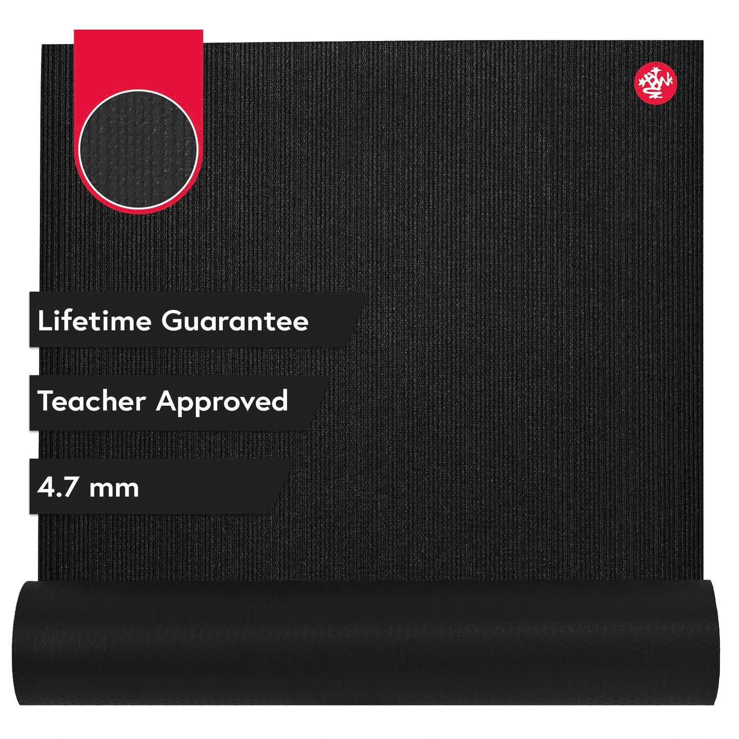 Manduka PROlite Yoga Mat 71" - 4.7mm | Lifetime Durability | Hygienic Construction | Teacher Approved | 71 x 24 inches | Elderberry