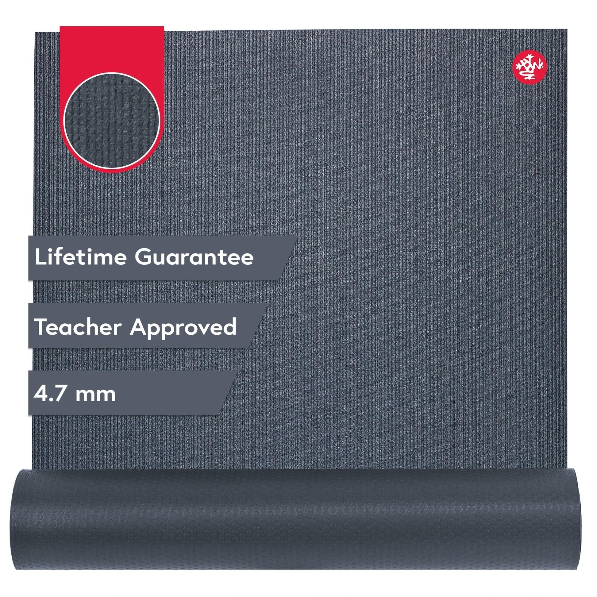 Manduka PROlite Yoga Mat 71" - 4.7mm | Lifetime Durability | Hygienic Construction | Teacher Approved | 71 x 24 inches | Elderberry
